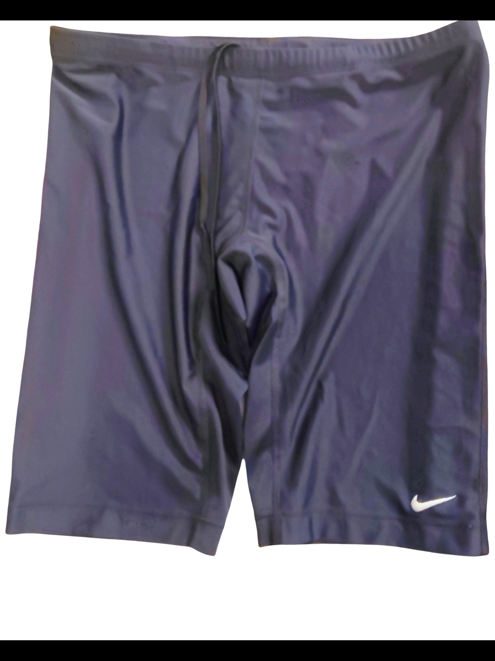 Nike Dark Blue Swim Jammers with White Swoosh
